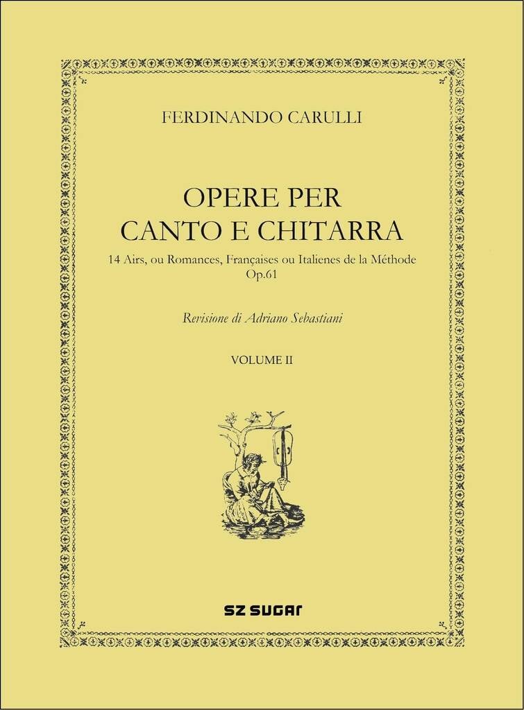 Opere Per Canto e chitarra volume II
